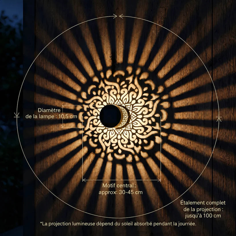 Lanterne Mandala Solaire - Sublimez Vos Extérieurs