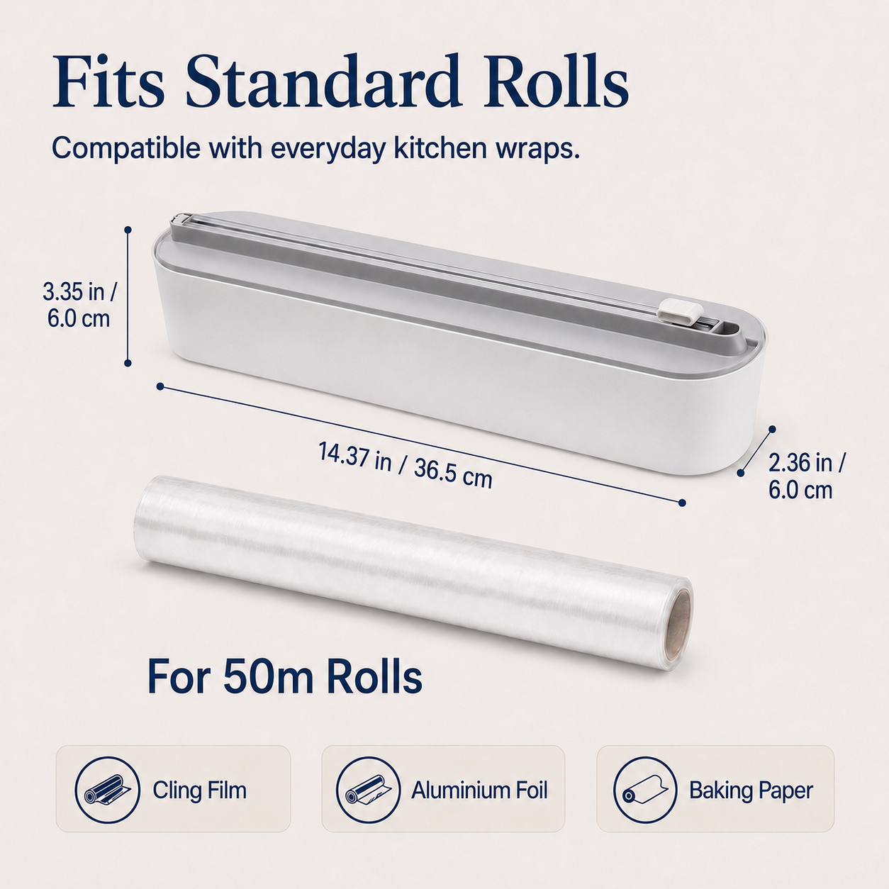 Magnetic Kitchen Wrap Dispenser