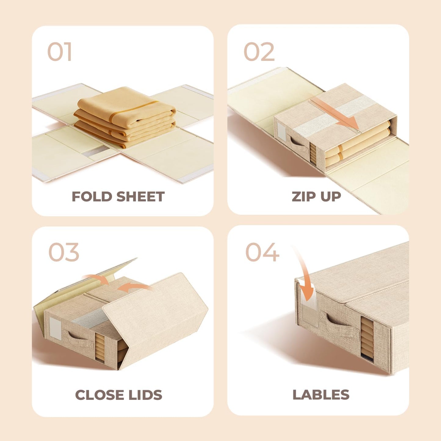 LinenEase™ Sheet Organiser