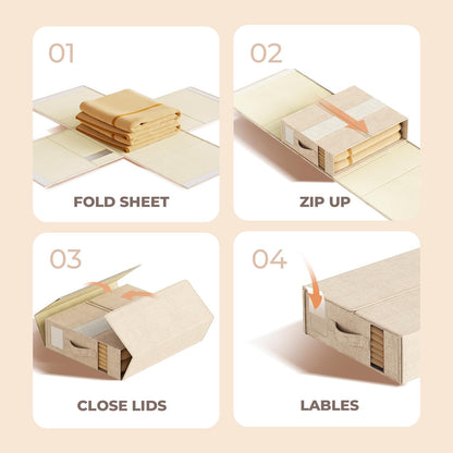 LinenEase™ Sheet Organiser