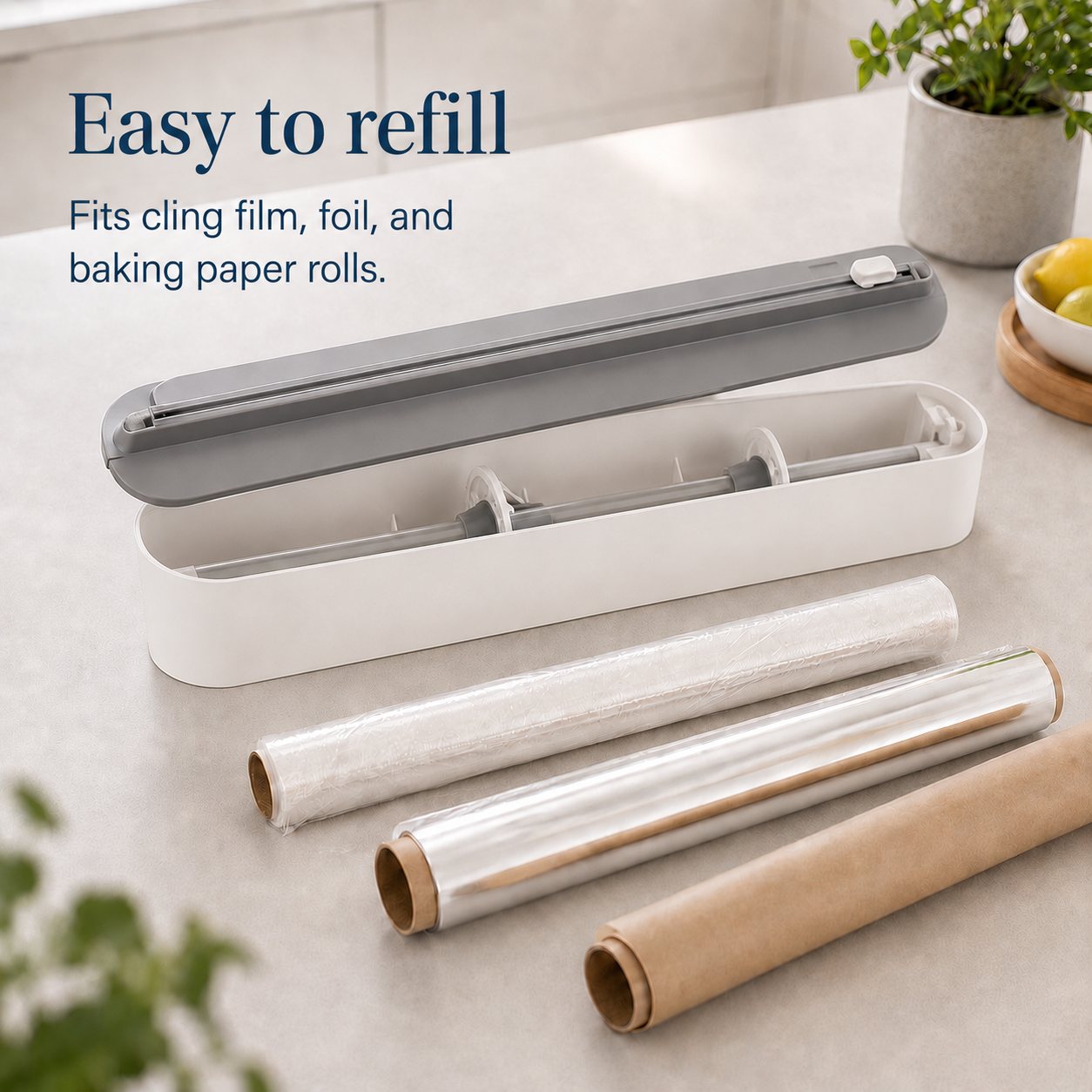 Magnetic Kitchen Wrap Dispenser