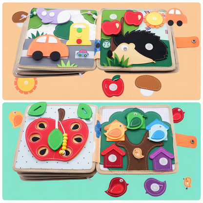 Livre Sensoriel Montessori Safari