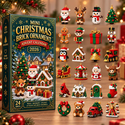 Mini Brick Ornament Advent Calendar